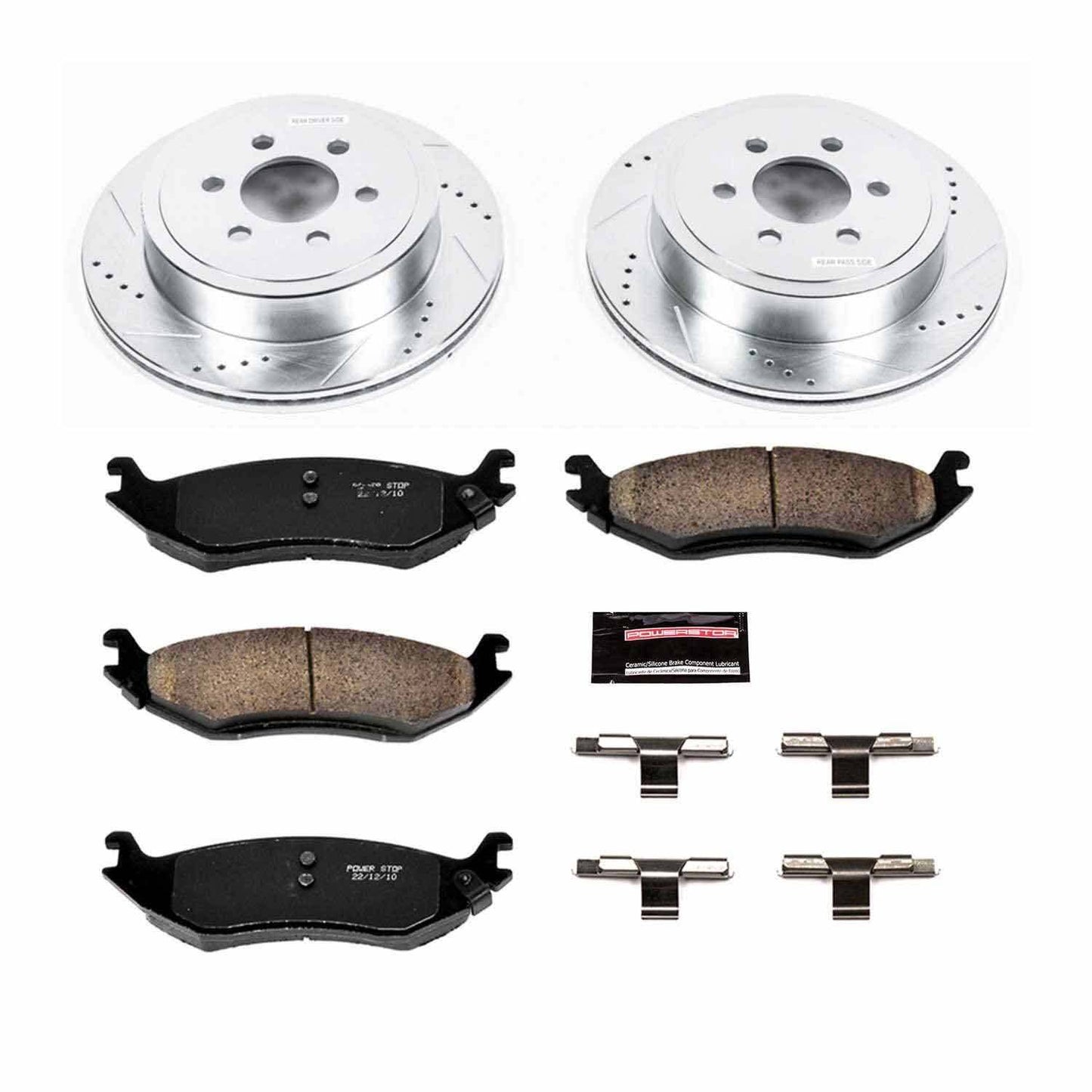 PowerStop Power Stop 2003 Dodge Durango Rear Z23 Evolution Sport Brake Kit K5270