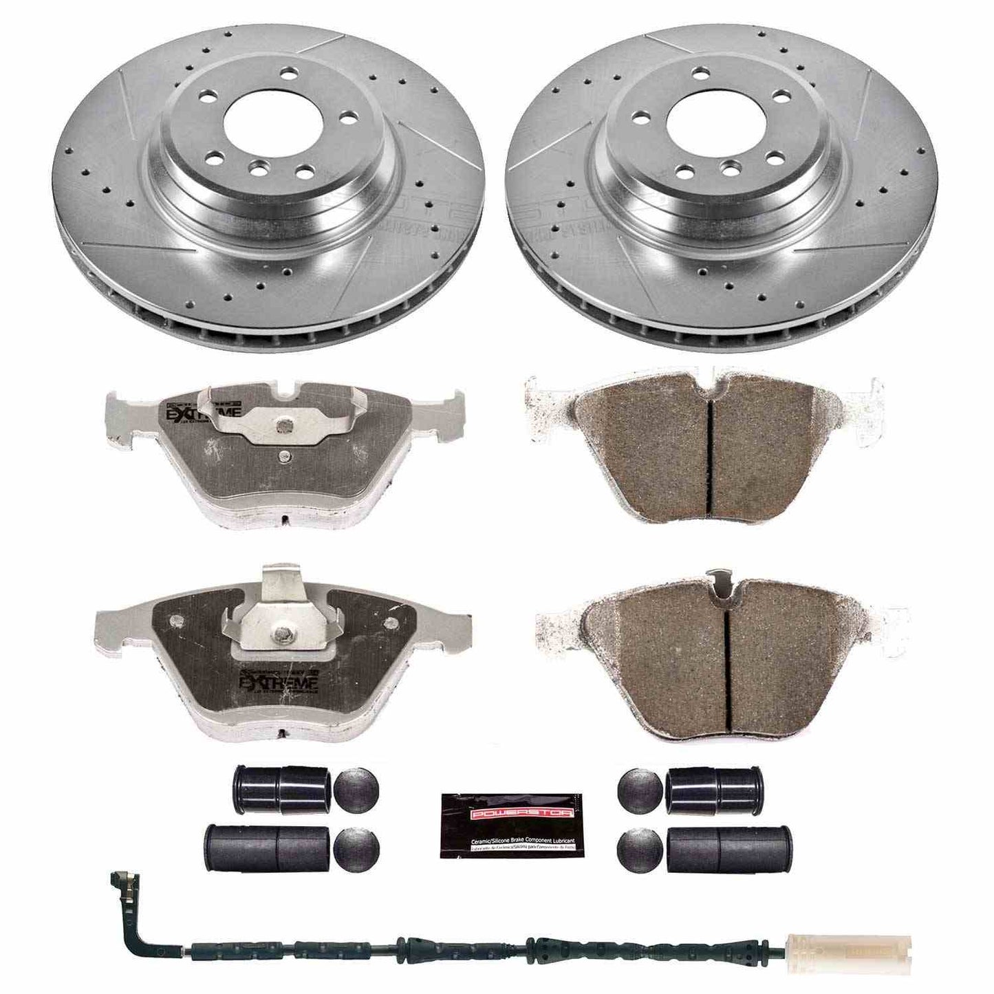 PowerStop Power Stop 2009 BMW 335d Front Z26 Street Warrior Brake Kit K5281-26