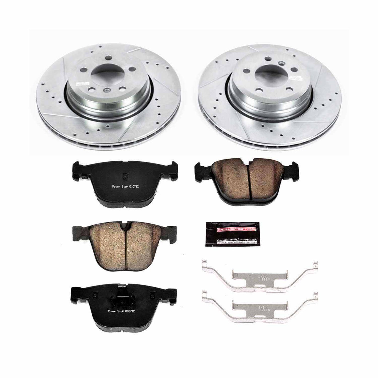 PowerStop Power Stop 06-08 BMW 750i Rear Z23 Evolution Sport Brake Kit K5283