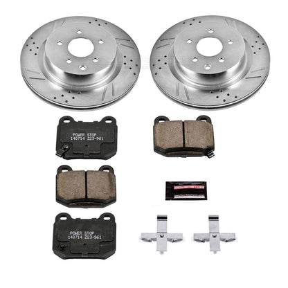 PowerStop Power Stop 03-04 Infiniti G35 Rear Z23 Evolution Sport Brake Kit K5303