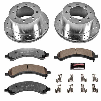 PowerStop Power Stop 03-08 Chevrolet Express 3500 Rear Z36 Truck & Tow Brake Kit K5328-36