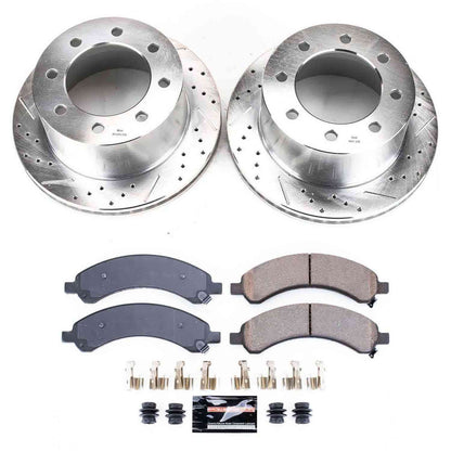 PowerStop Power Stop 03-08 Chevrolet Express 3500 Rear Z23 Evolution Sport Brake Kit K5328