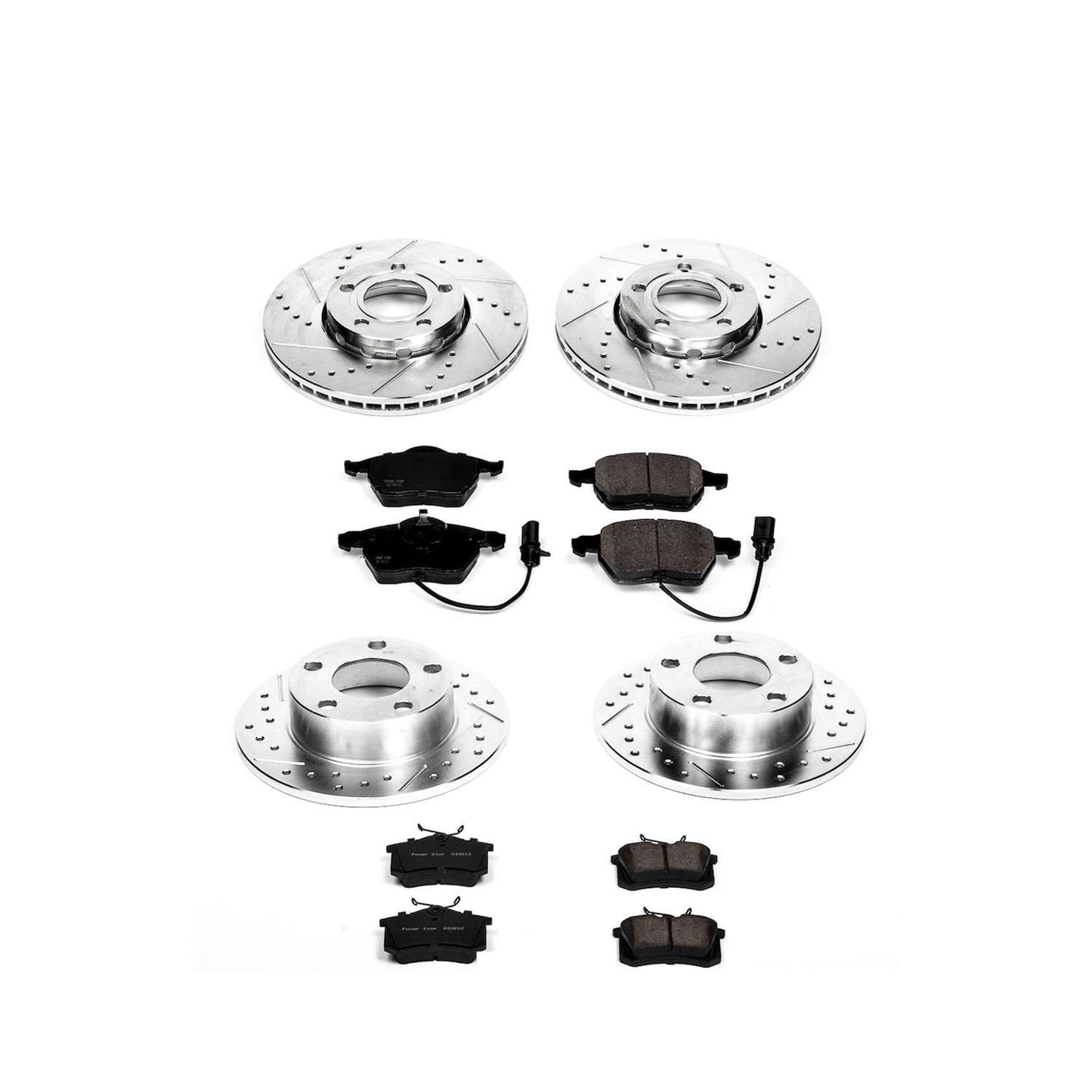 PowerStop Power Stop 98-01 Audi A6 Quattro Front & Rear Z23 Evolution Sport Brake Kit K532