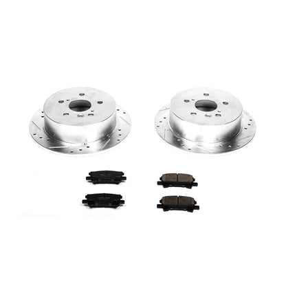 PowerStop Power Stop 04-06 Lexus RX330 Rear Z23 Evolution Sport Brake Kit K5333