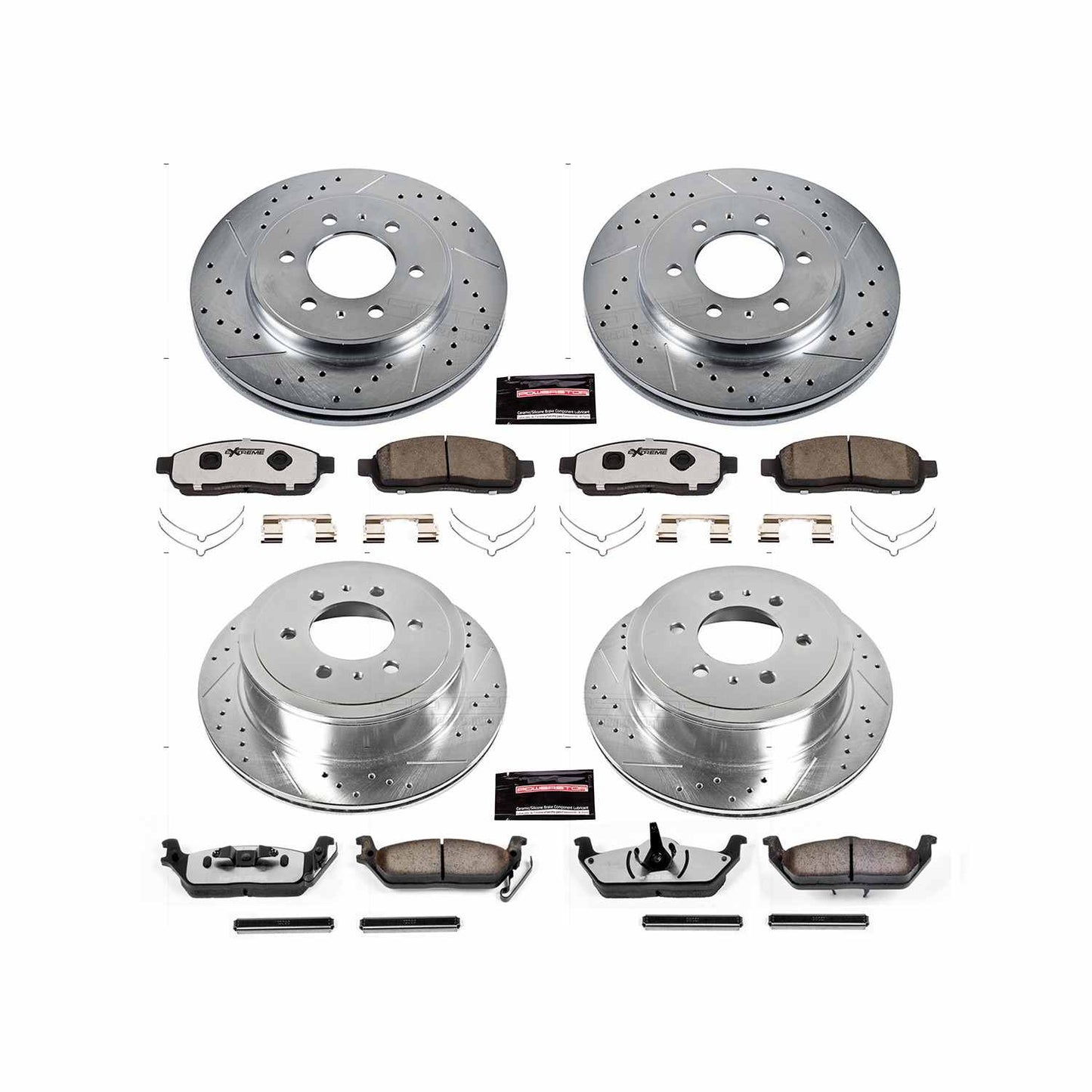 PowerStop Power Stop 2009 Ford F-150 Front & Rear Z36 Truck & Tow Brake Kit K5335-36