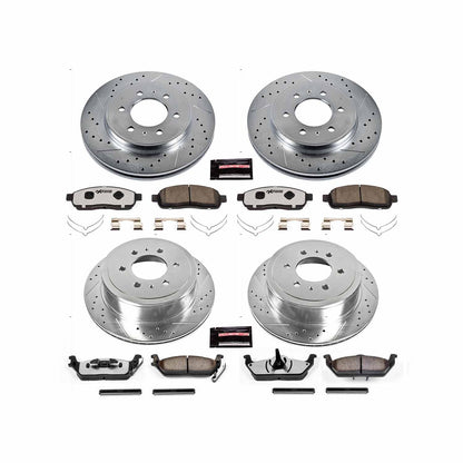 PowerStop Power Stop 2009 Ford F-150 Front & Rear Z36 Truck & Tow Brake Kit K5335-36