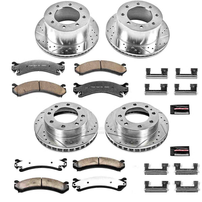 PowerStop Power Stop 01-06 Chevrolet Silverado 3500 Front & Rear Z36 Truck & Tow Brake Kit K5338-36