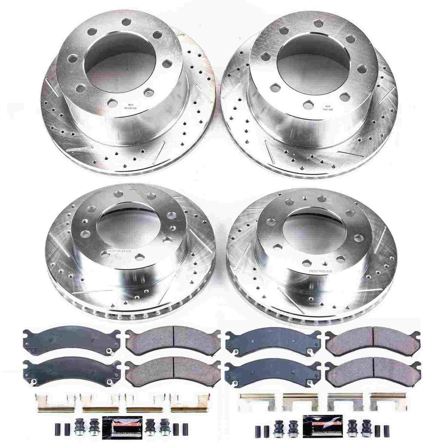 PowerStop Power Stop 01-06 Chevrolet Silverado 3500 Front & Rear Z23 Evolution Sport Brake Kit K5338