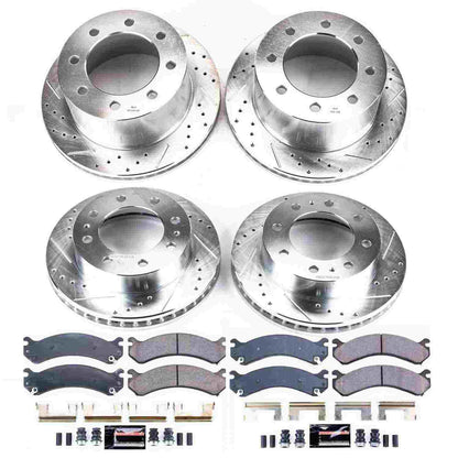 PowerStop Power Stop 01-06 Chevrolet Silverado 3500 Front & Rear Z23 Evolution Sport Brake Kit K5338