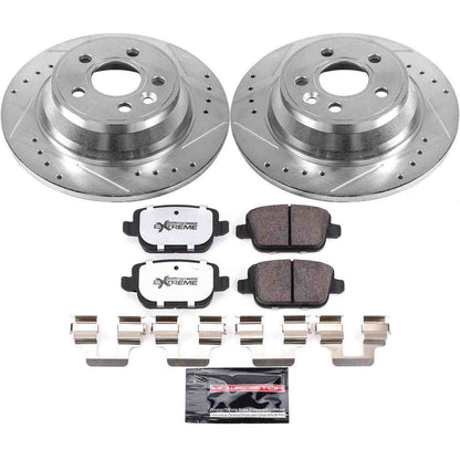 PowerStop Power Stop 07-11 Volvo S80 Rear Z36 Truck & Tow Brake Kit K5341-36