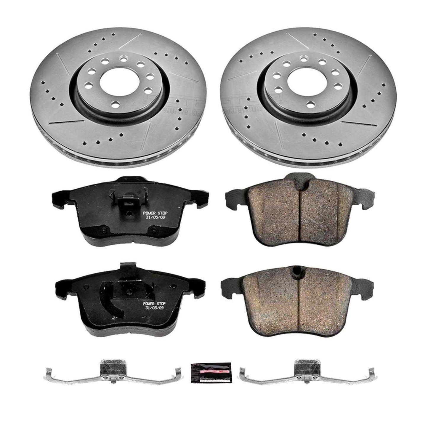 PowerStop Power Stop 06-11 Saab 9-3 Front Z23 Evolution Sport Brake Kit K5349
