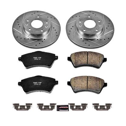 PowerStop Power Stop 02-05 Land Rover Freelander Front Z23 Evolution Sport Brake Kit K5352