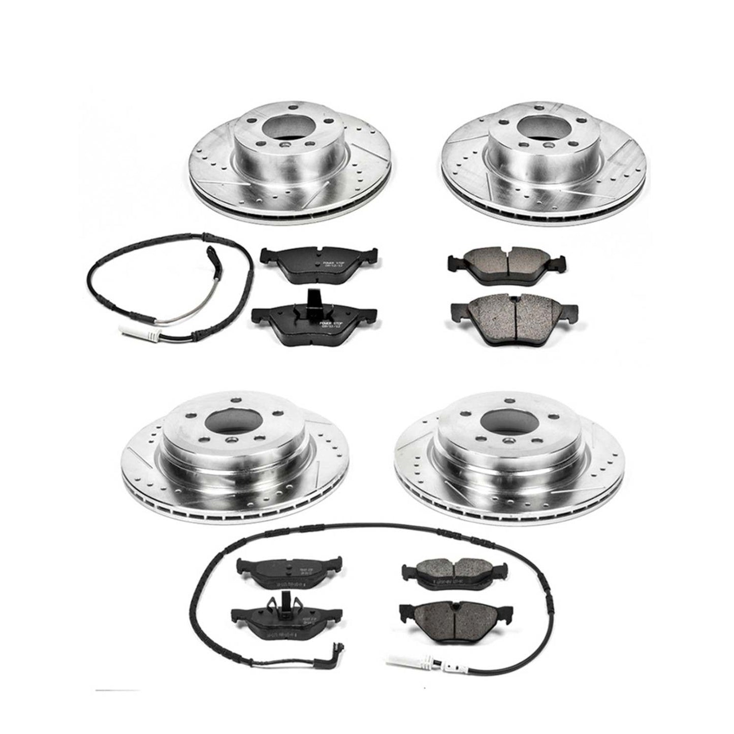 PowerStop Power Stop 2006 BMW 325xi Front & Rear Z23 Evolution Sport Brake Kit K5357