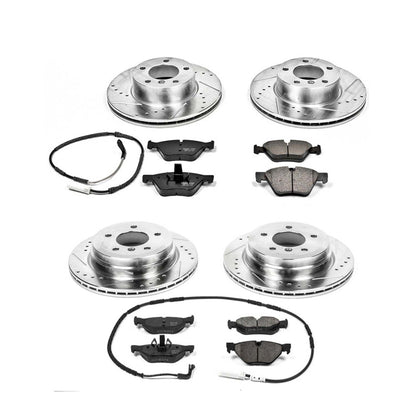 PowerStop Power Stop 2006 BMW 325xi Front & Rear Z23 Evolution Sport Brake Kit K5357