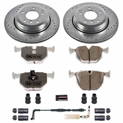 PowerStop Power Stop 04-07 BMW 525i Rear Z26 Street Warrior Brake Kit K5361-26