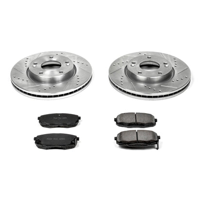 PowerStop Power Stop 09-12 Hyundai Elantra Front Z23 Evolution Sport Brake Kit K5366