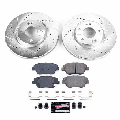 PowerStop Power Stop 10-15 Hyundai Sonata Front Z23 Evolution Sport Brake Kit K5377