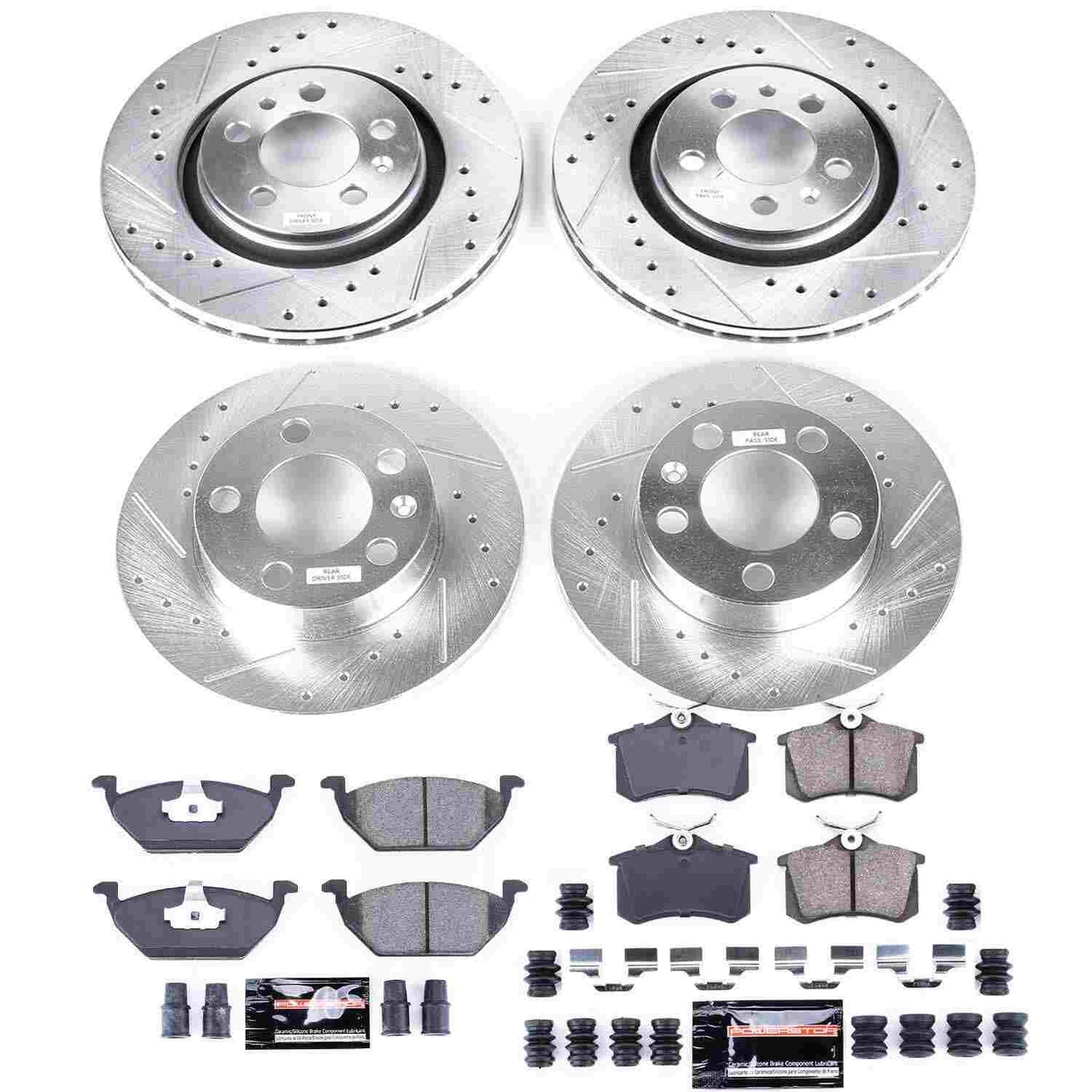 PowerStop Power Stop 1998 Volkswagen Beetle Front & Rear Z23 Evolution Sport Brake Kit K5402