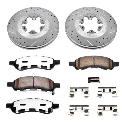PowerStop Power Stop 09-12 Chevrolet Colorado Front Z36 Truck & Tow Brake Kit K5405-36