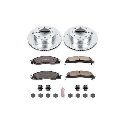 PowerStop Power Stop 09-10 Dodge Ram 2500 Front Z36 Truck & Tow Brake Kit K5411-36