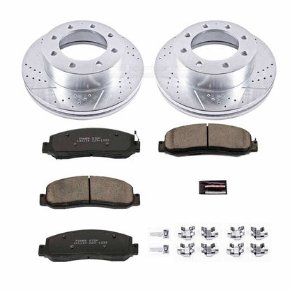 PowerStop Power Stop 09-11 Ford F-250 Super Duty Front Z23 Evolution Sport Brake Kit K5412