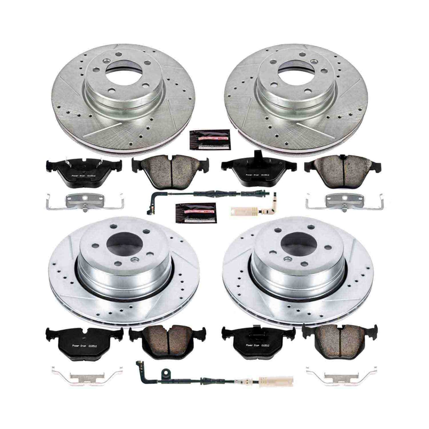 PowerStop Power Stop 06-07 BMW 525xi Front & Rear Z23 Evolution Sport Brake Kit K5439
