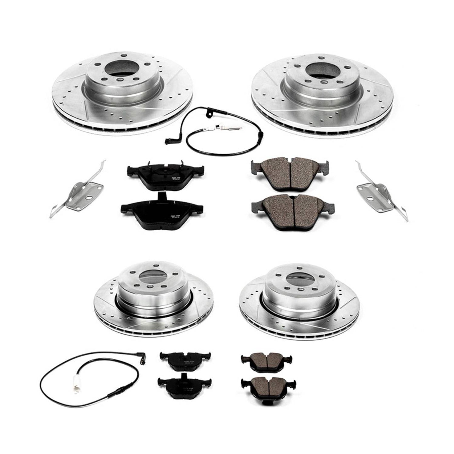 PowerStop Power Stop 06-07 BMW 530xi Front & Rear Z23 Evolution Sport Brake Kit K5440