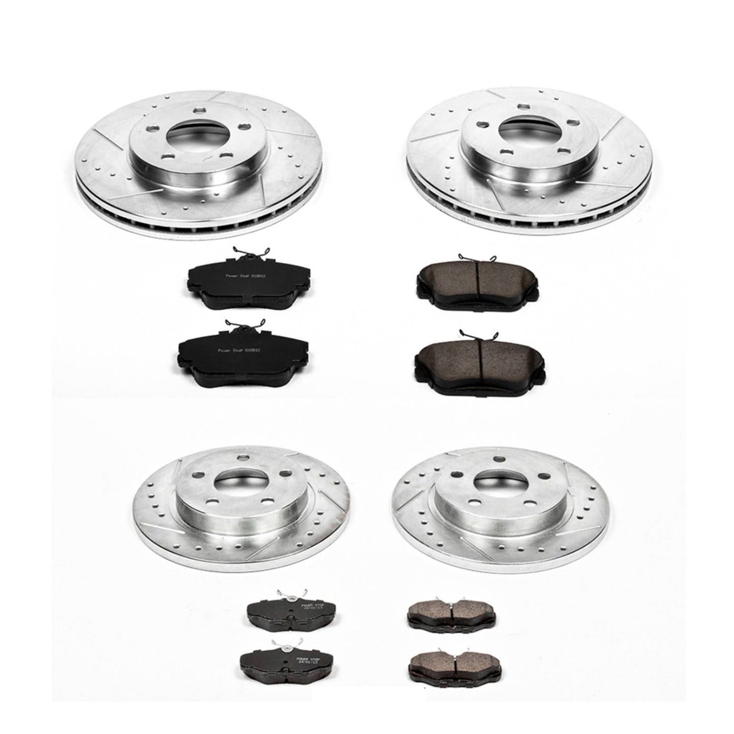 PowerStop Power Stop 1995 Ford Taurus Front & Rear Z23 Evolution Sport Brake Kit K5447