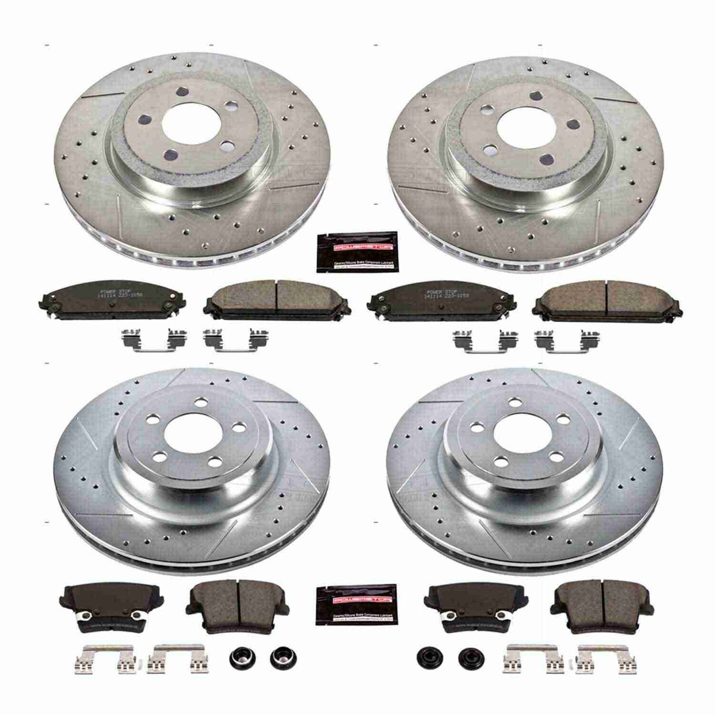 PowerStop Power Stop 06-14 Dodge Charger Front & Rear Z23 Evolution Sport Brake Kit K5457