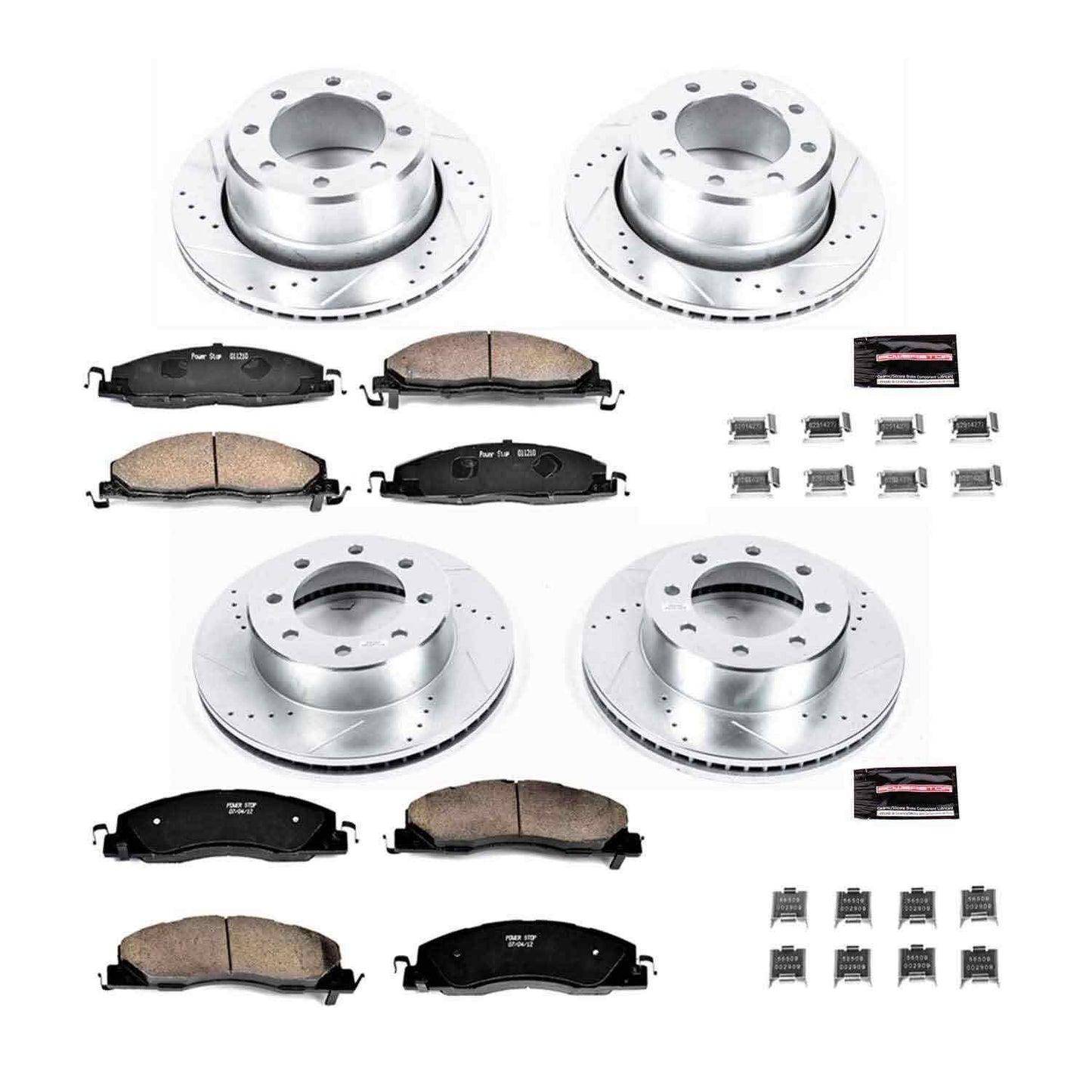 PowerStop Power Stop 09-10 Dodge Ram 2500 Front & Rear Z23 Evolution Sport Brake Kit K5458