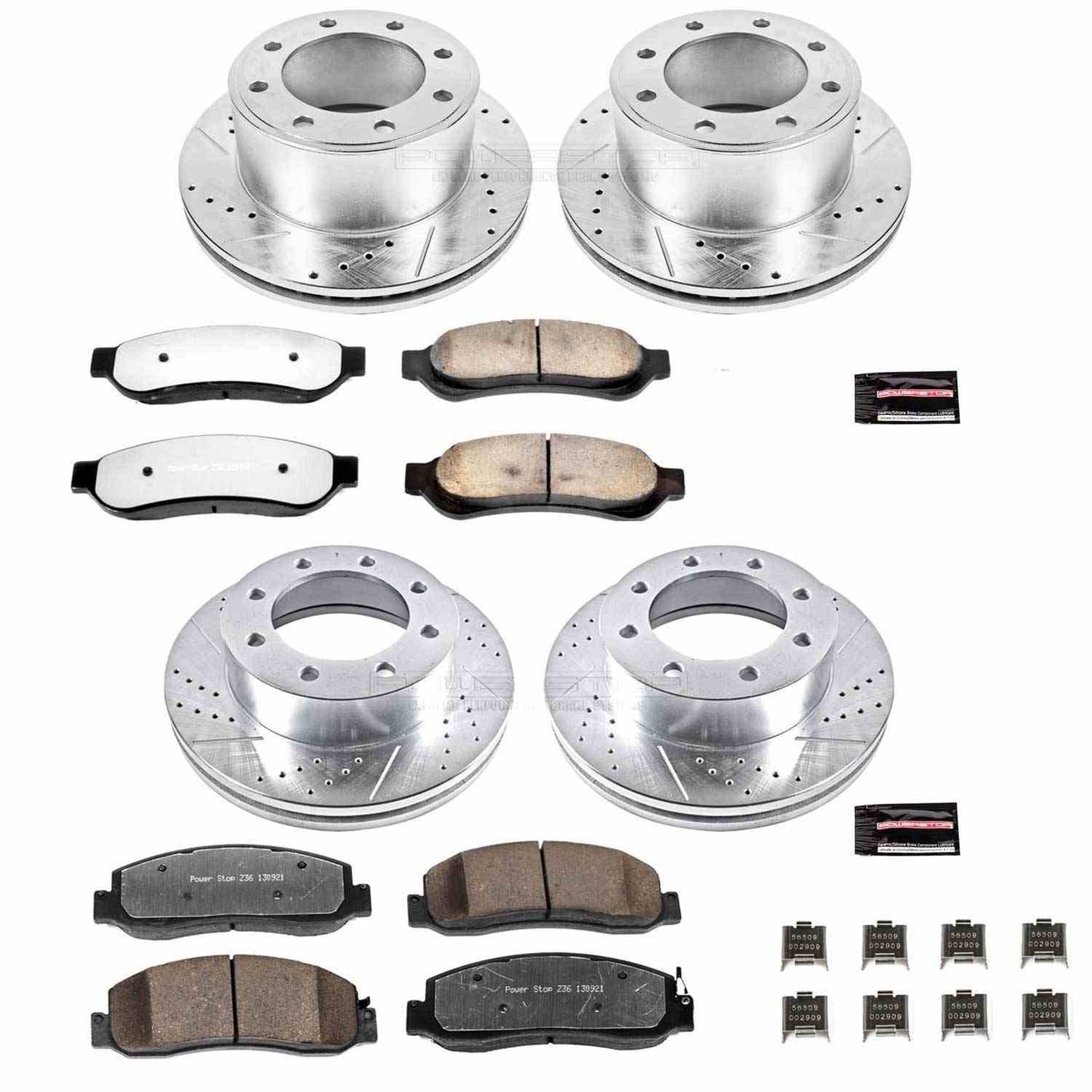 PowerStop Power Stop 09-10 Ford F-250 Super Duty Front & Rear Z36 Truck & Tow Brake Kit K5459-36
