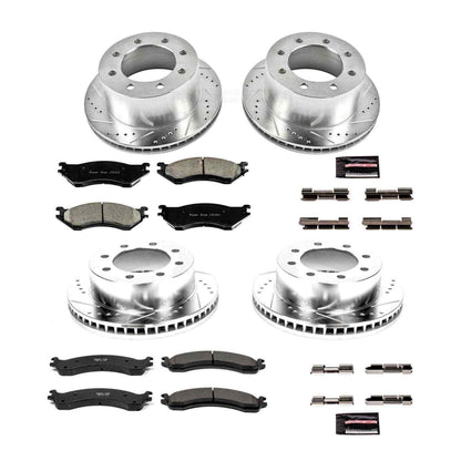 PowerStop Power Stop 01-02 Dodge Ram 2500 Front & Rear Z23 Evolution Sport Brake Kit K5466