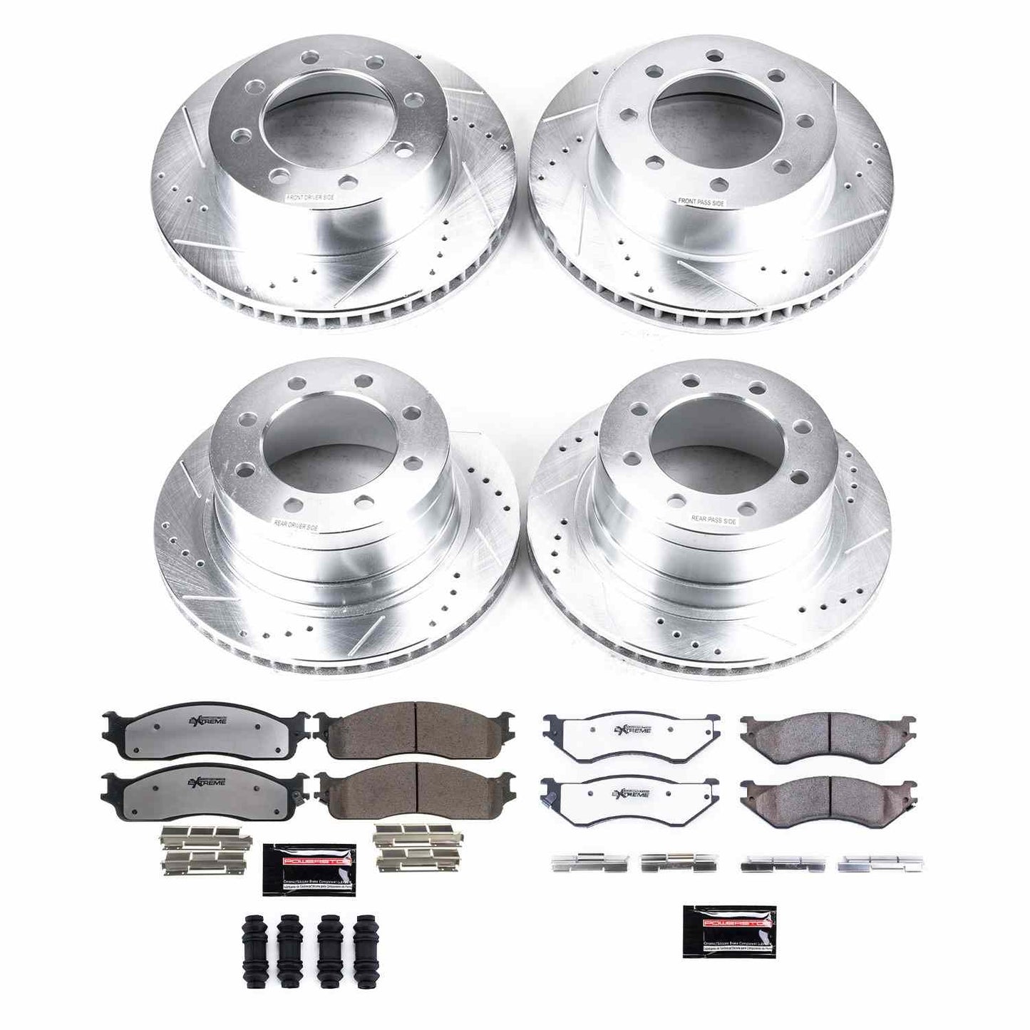 PowerStop Power Stop 06-08 Dodge Ram 1500 Front & Rear Z36 Truck & Tow Brake Kit K5468-36