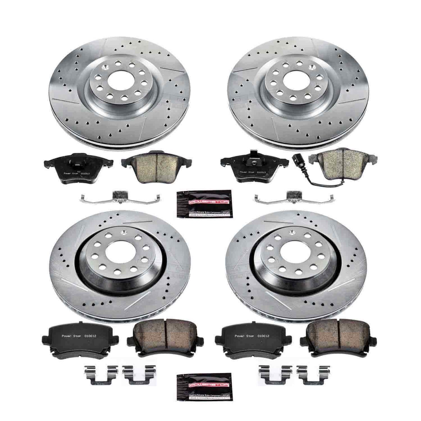 PowerStop Power Stop 09-11 Volkswagen CC Front & Rear Z23 Evolution Sport Brake Kit K5471