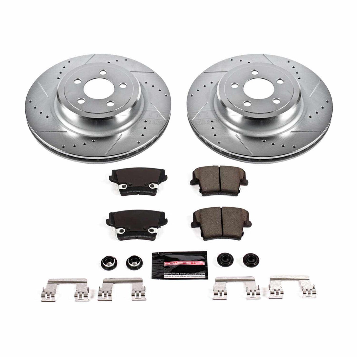 PowerStop Power Stop 06-14 Dodge Charger Rear Z23 Evolution Sport Brake Kit K5486