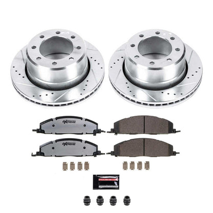 PowerStop Power Stop 09-10 Dodge Ram 2500 Rear Z36 Truck & Tow Brake Kit K5487-36