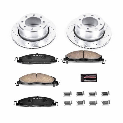 PowerStop Power Stop 09-10 Dodge Ram 2500 Rear Z23 Evolution Sport Brake Kit K5487