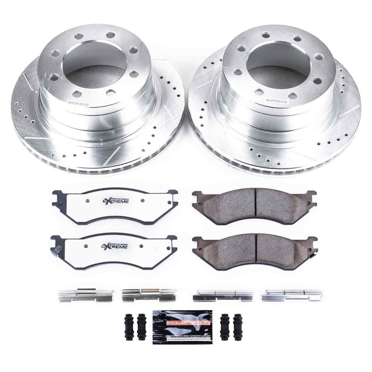 PowerStop Power Stop 06-08 Dodge Ram 1500 Rear Z36 Truck & Tow Brake Kit K5490-36