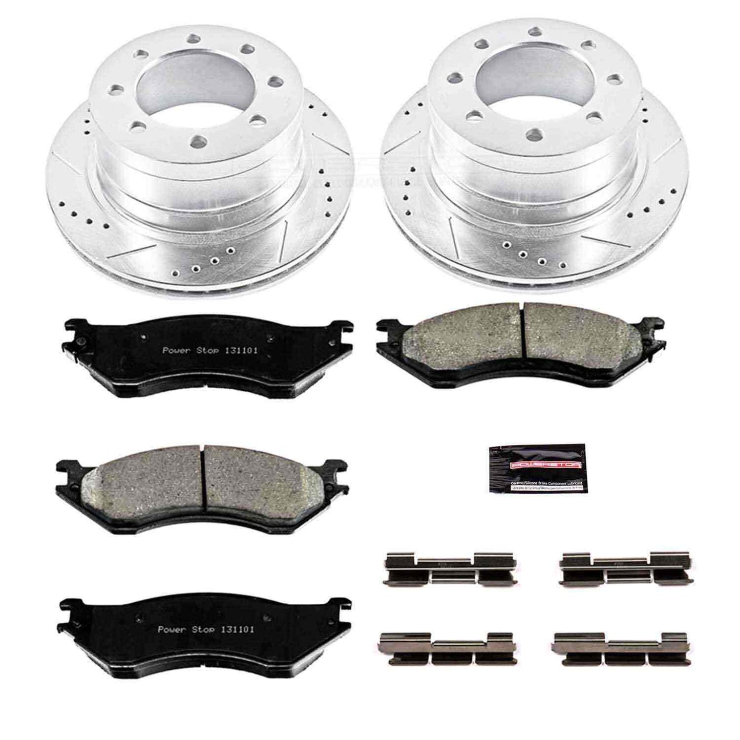 PowerStop Power Stop 06-08 Dodge Ram 1500 Rear Z23 Evolution Sport Brake Kit K5490
