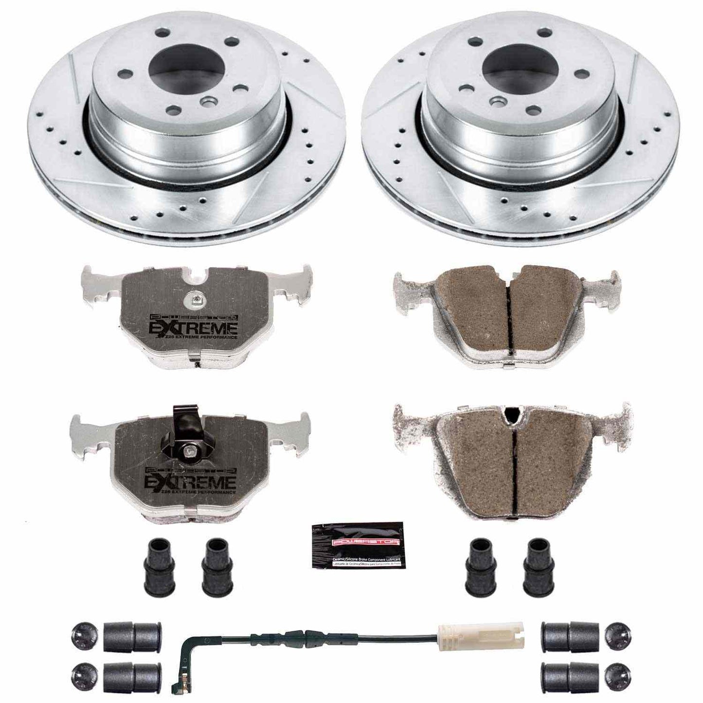 PowerStop Power Stop 06-07 BMW 530xi Rear Z26 Street Warrior Brake Kit K5492-26