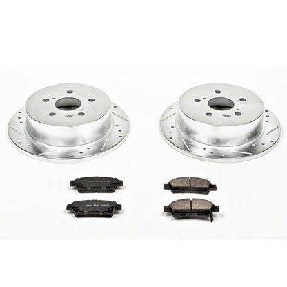 PowerStop Power Stop 04-10 Toyota Sienna Rear Z23 Evolution Sport Brake Kit K5498