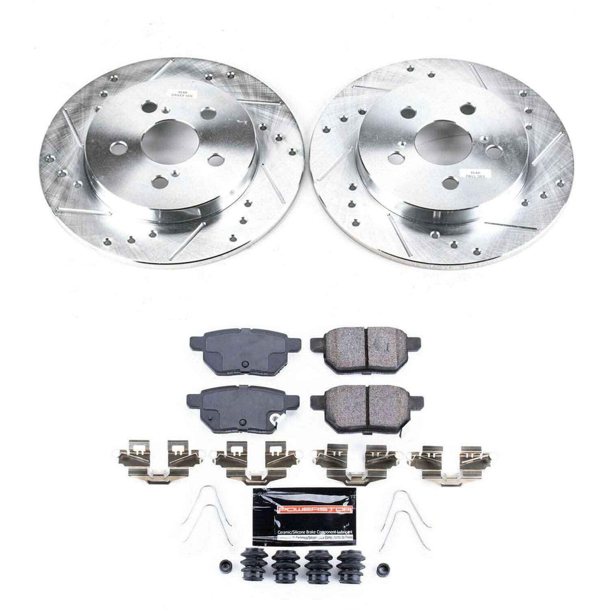 PowerStop Power Stop 11-17 Lexus CT200h Rear Z23 Evolution Sport Brake Kit K5503