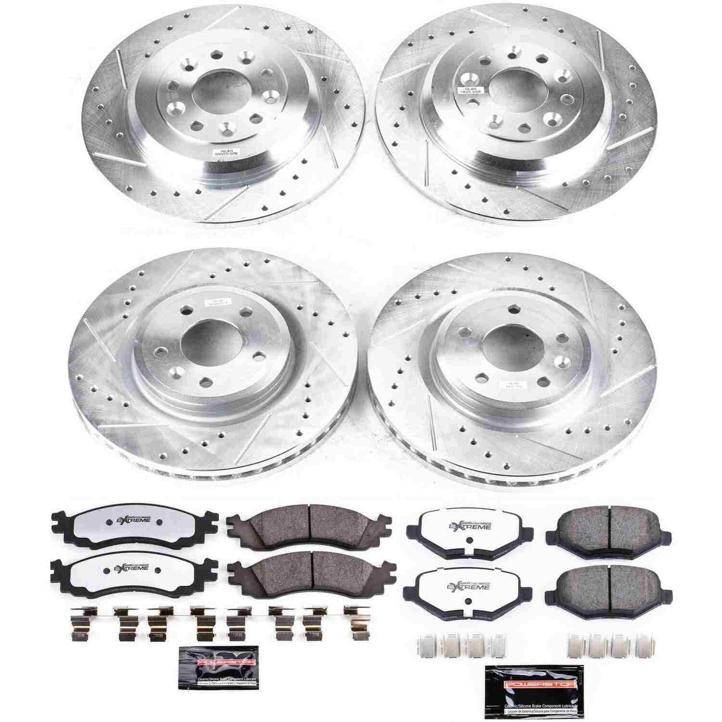 PowerStop Power Stop 2010 Ford Taurus Front & Rear Z36 Truck & Tow Brake Kit K5508-36