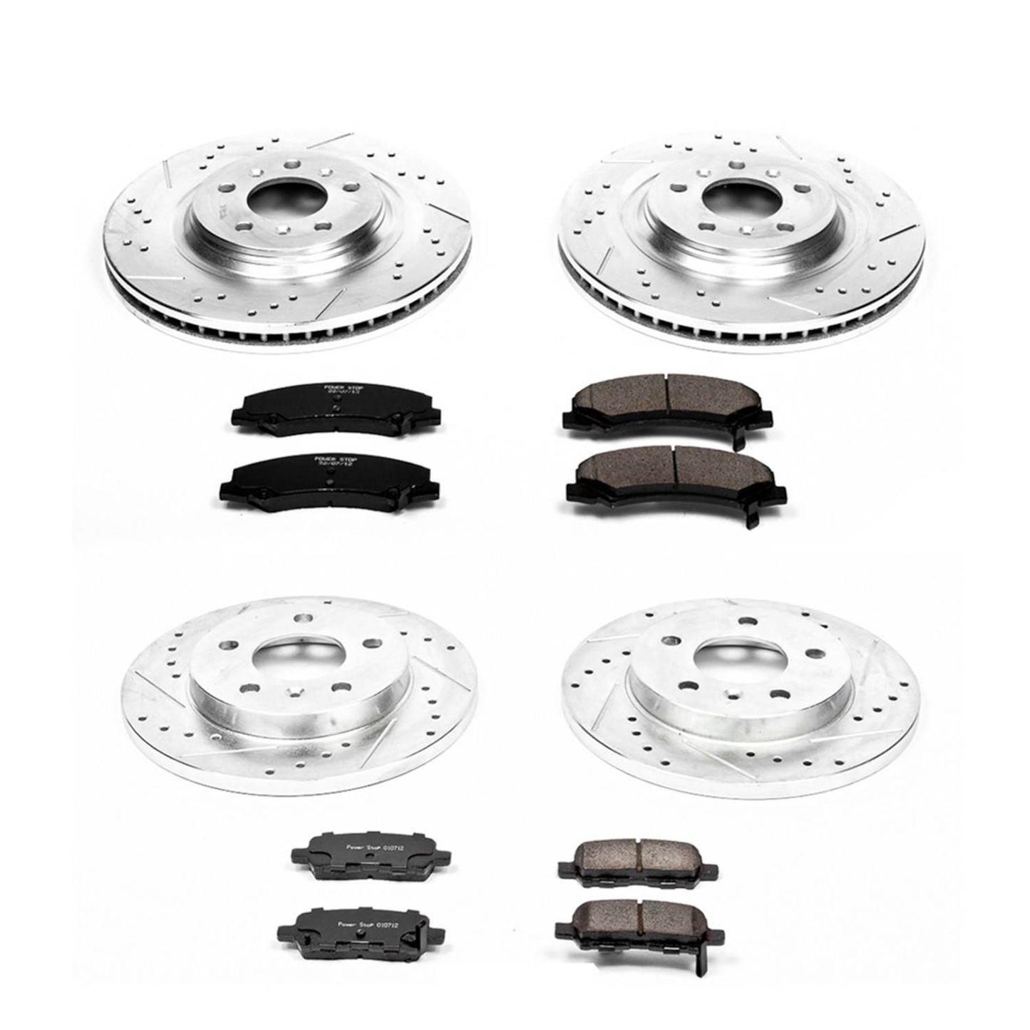 PowerStop Power Stop 12-13 Chevrolet Impala Front & Rear Z23 Evolution Sport Brake Kit K5514