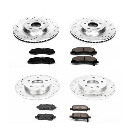 PowerStop Power Stop 12-13 Chevrolet Impala Front & Rear Z23 Evolution Sport Brake Kit K5514