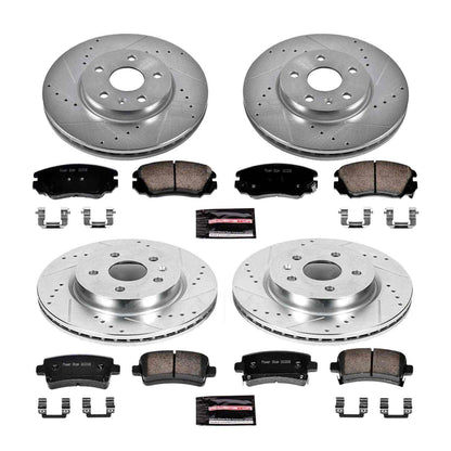 PowerStop Power Stop 2010 Buick Allure Front & Rear Z23 Evolution Sport Brake Kit K5515