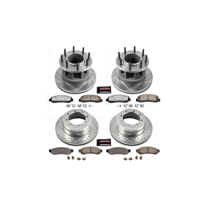 PowerStop Power Stop 10-11 Ford F-350 Super Duty Front & Rear Z36 Truck & Tow Brake Kit K5517-36