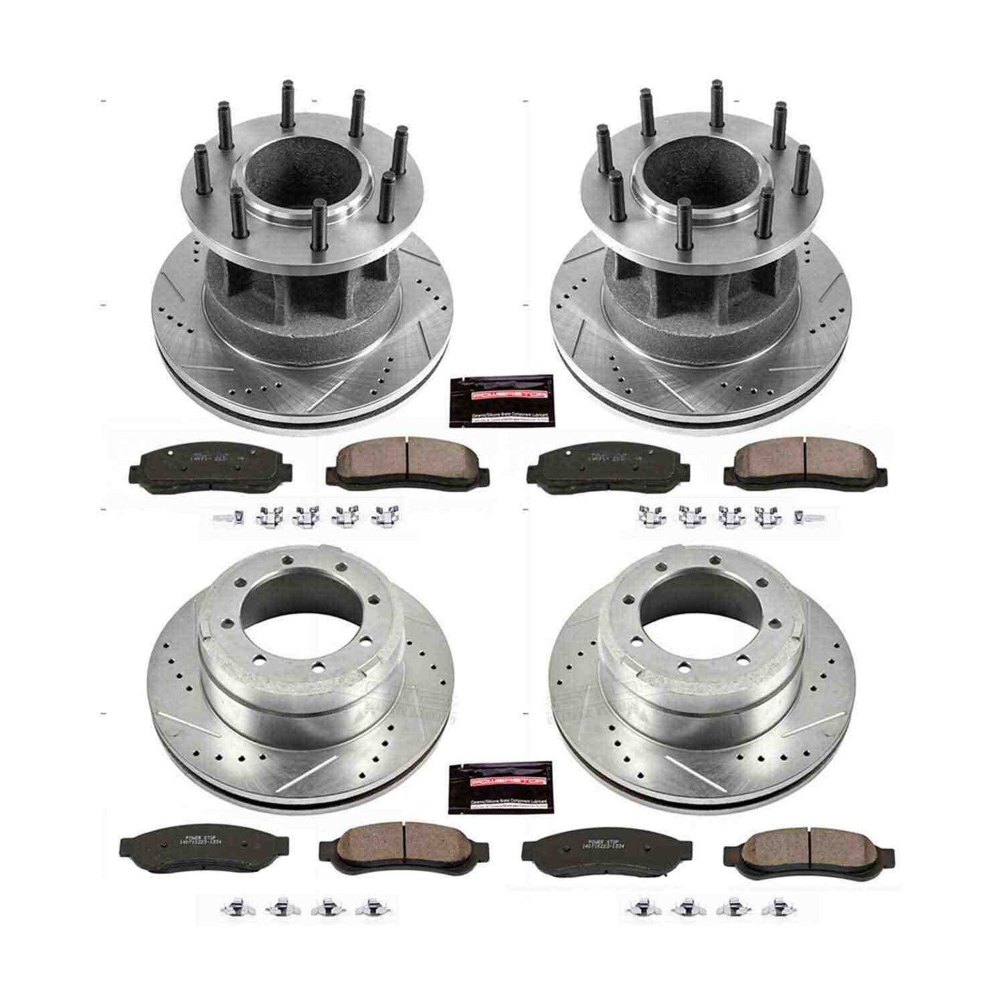 PowerStop Power Stop 10-11 Ford F-350 Super Duty Front & Rear Z23 Evolution Sport Brake Kit K5517