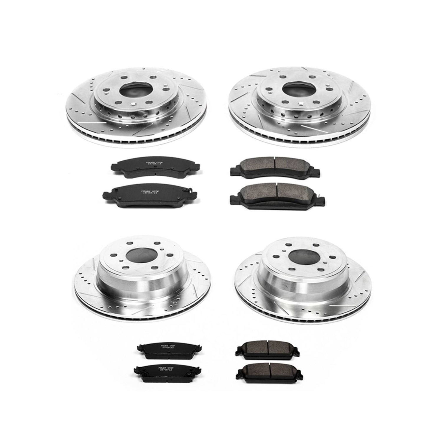 PowerStop Power Stop 08-14 Chevrolet Tahoe Front & Rear Z23 Evolution Sport Brake Kit K5520