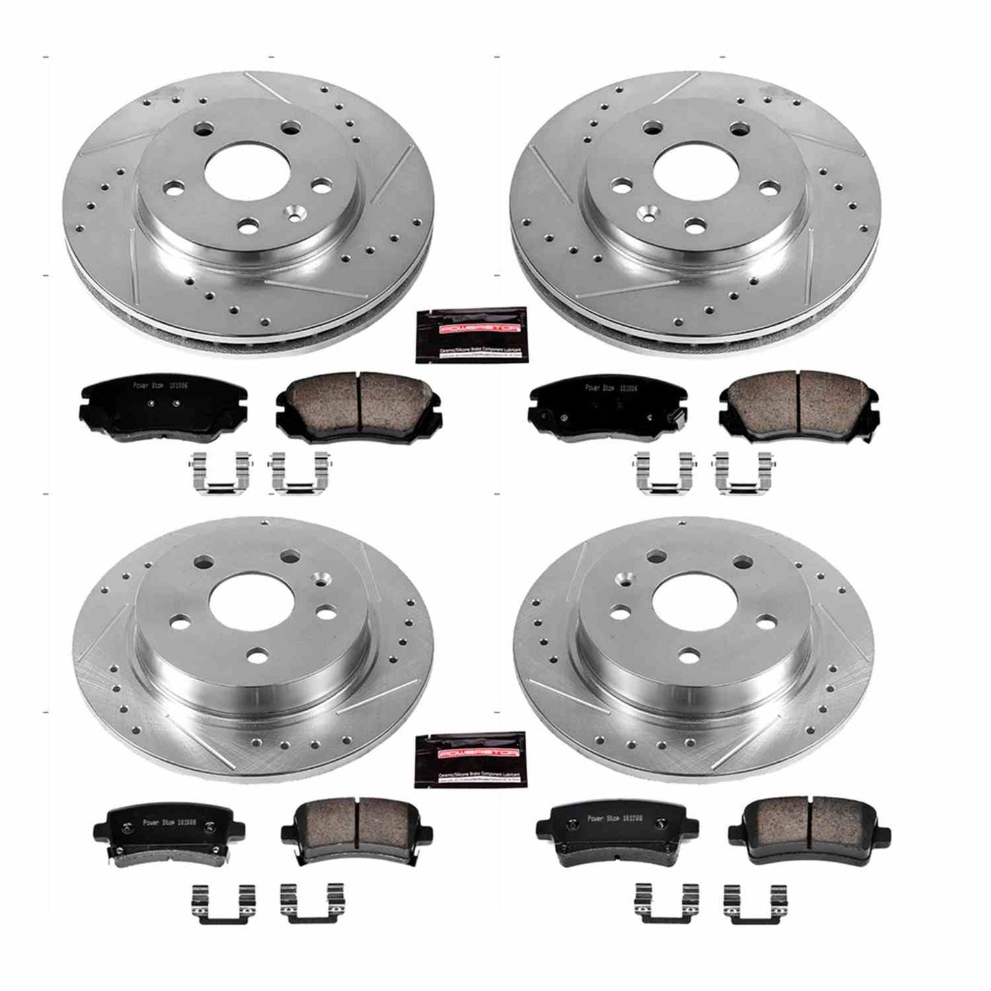 PowerStop Power Stop 12-16 Buick LaCrosse Front & Rear Z23 Evolution Sport Brake Kit K5523
